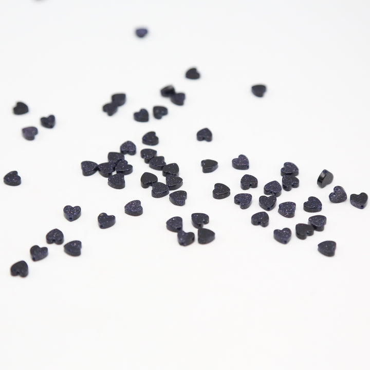 BLUE SANDSTONE - Stone Heart Beads