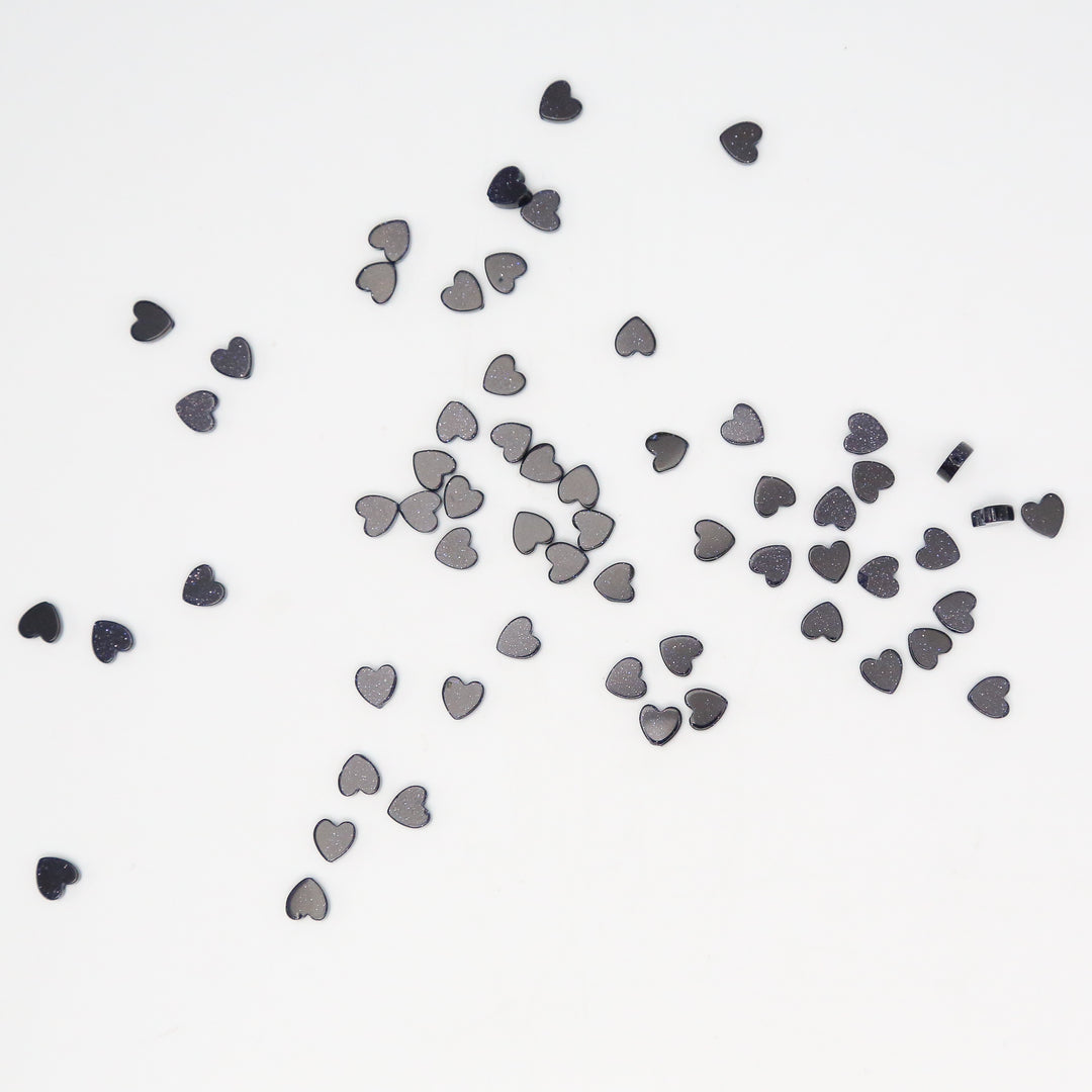 BLUE SANDSTONE - Stone Heart Beads