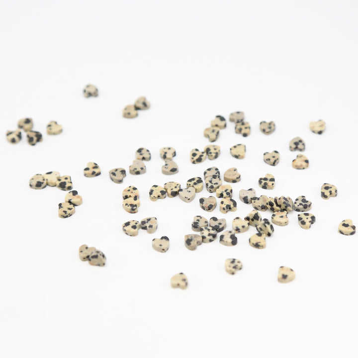 DALMATIAN - Stone Heart Beads
