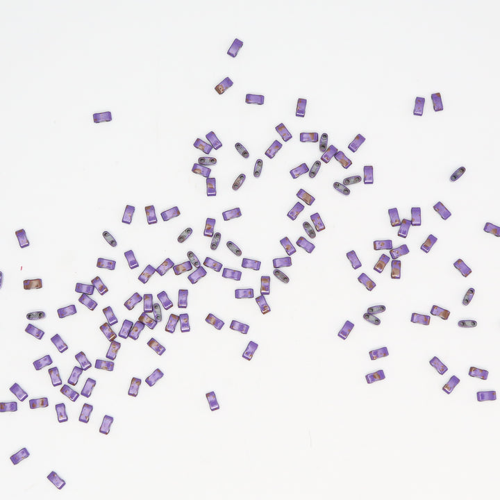 DIRTY PURPLE - Half Tile Beads
