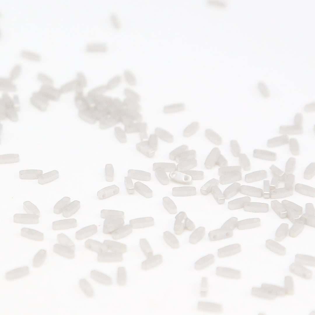 QTL0526 -  CEYLON GRAY - Custom Miyuki Tila Beads