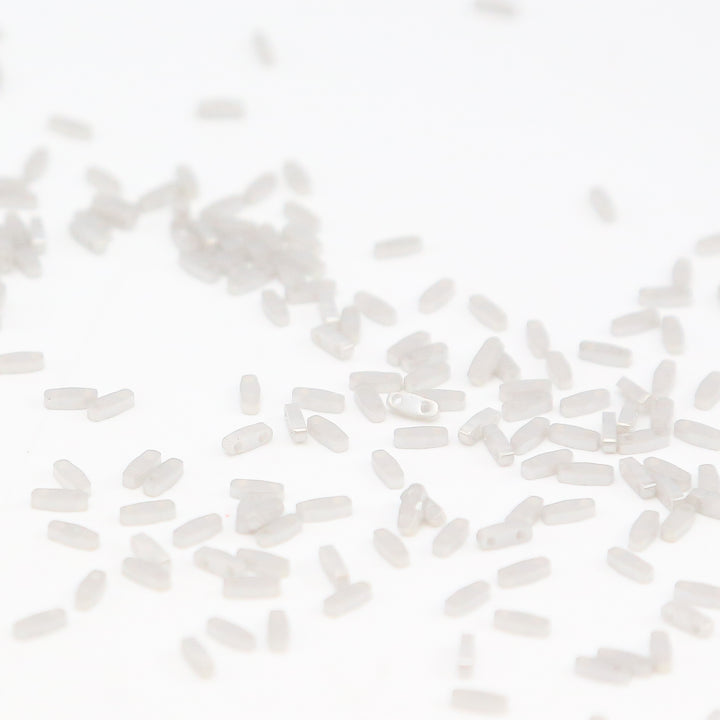 QTL0526 -  CEYLON GRAY - Custom Miyuki Tila Beads