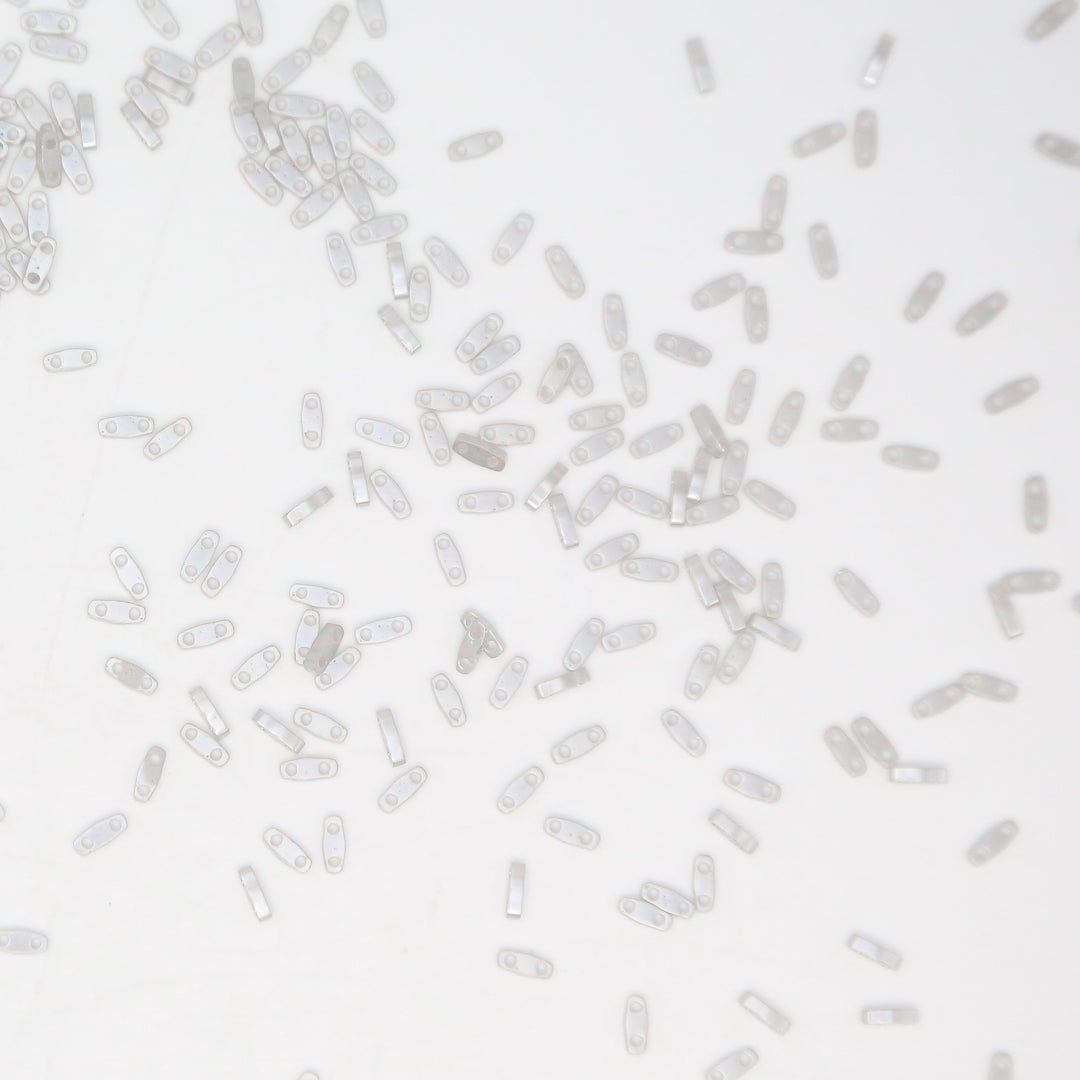 QTL0526 -  CEYLON GRAY - Custom Miyuki Tila Beads