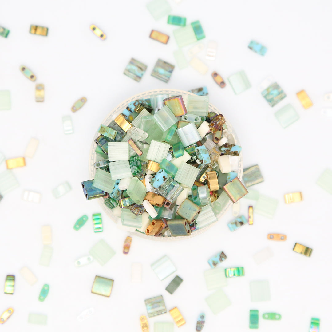 IRELAND - Green Bead Mix