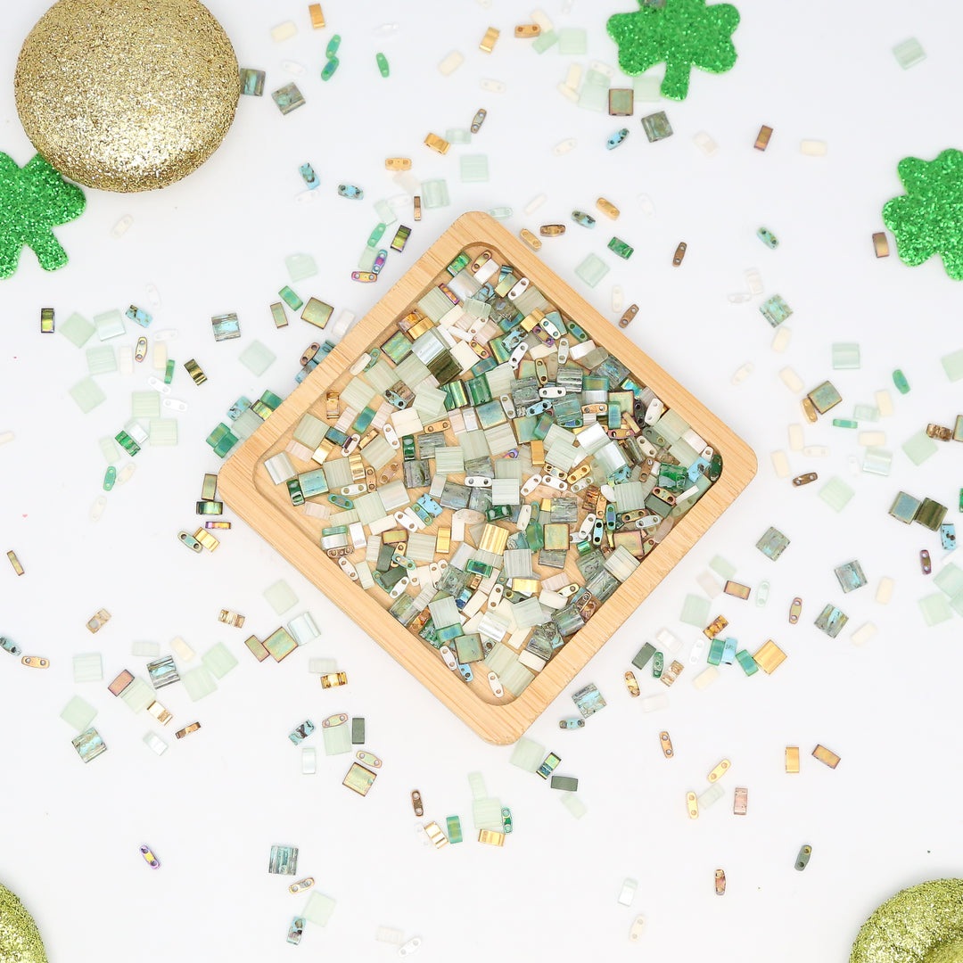 IRELAND - Green Bead Mix