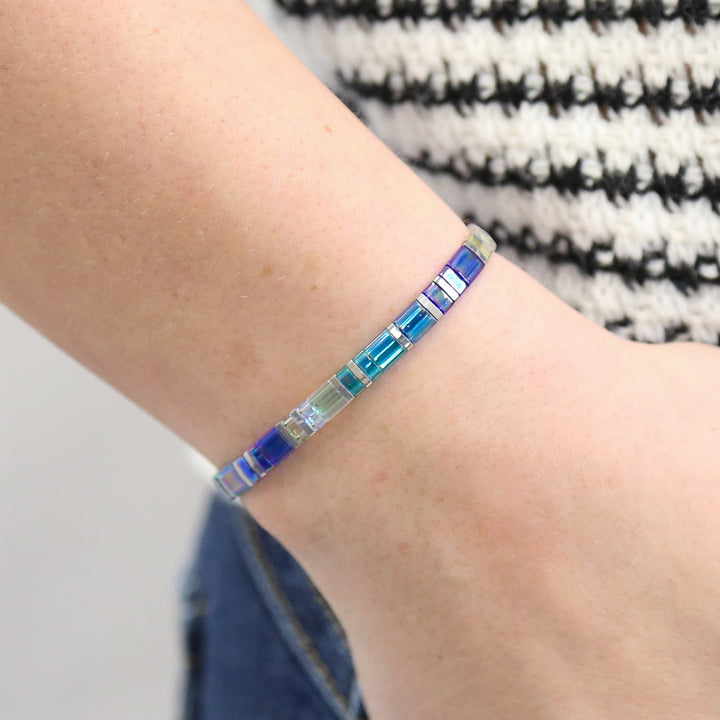 CHROME RAIN - Tila Bracelet Stack of 3