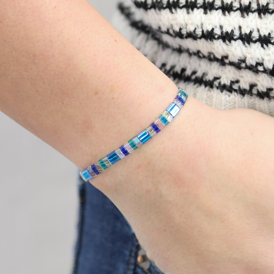 CHROME RAIN - Tila Bracelet Stack of 3