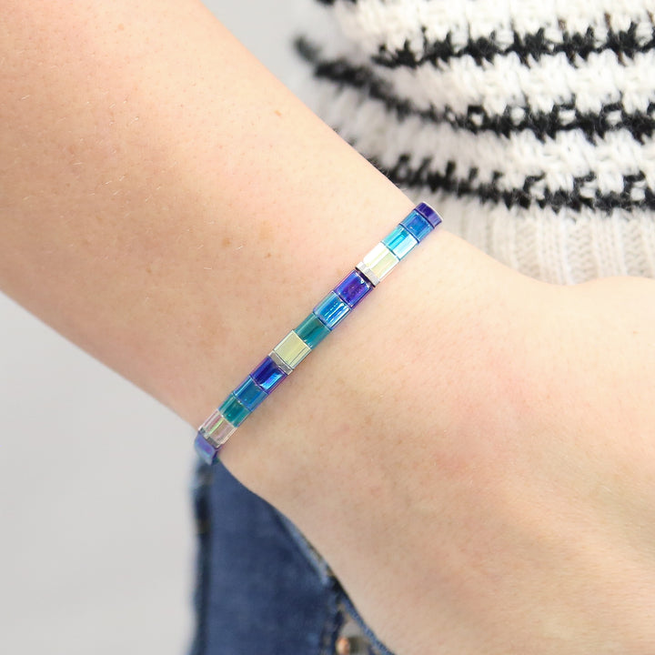 CHROME RAIN - Tila Bracelet Stack of 3