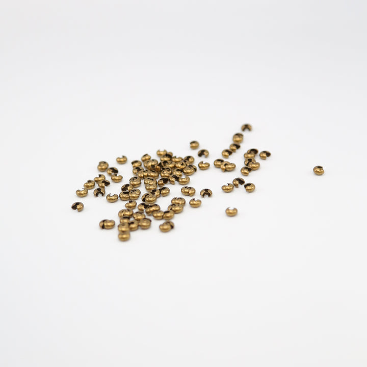 4mm Bronze Crimp Covers