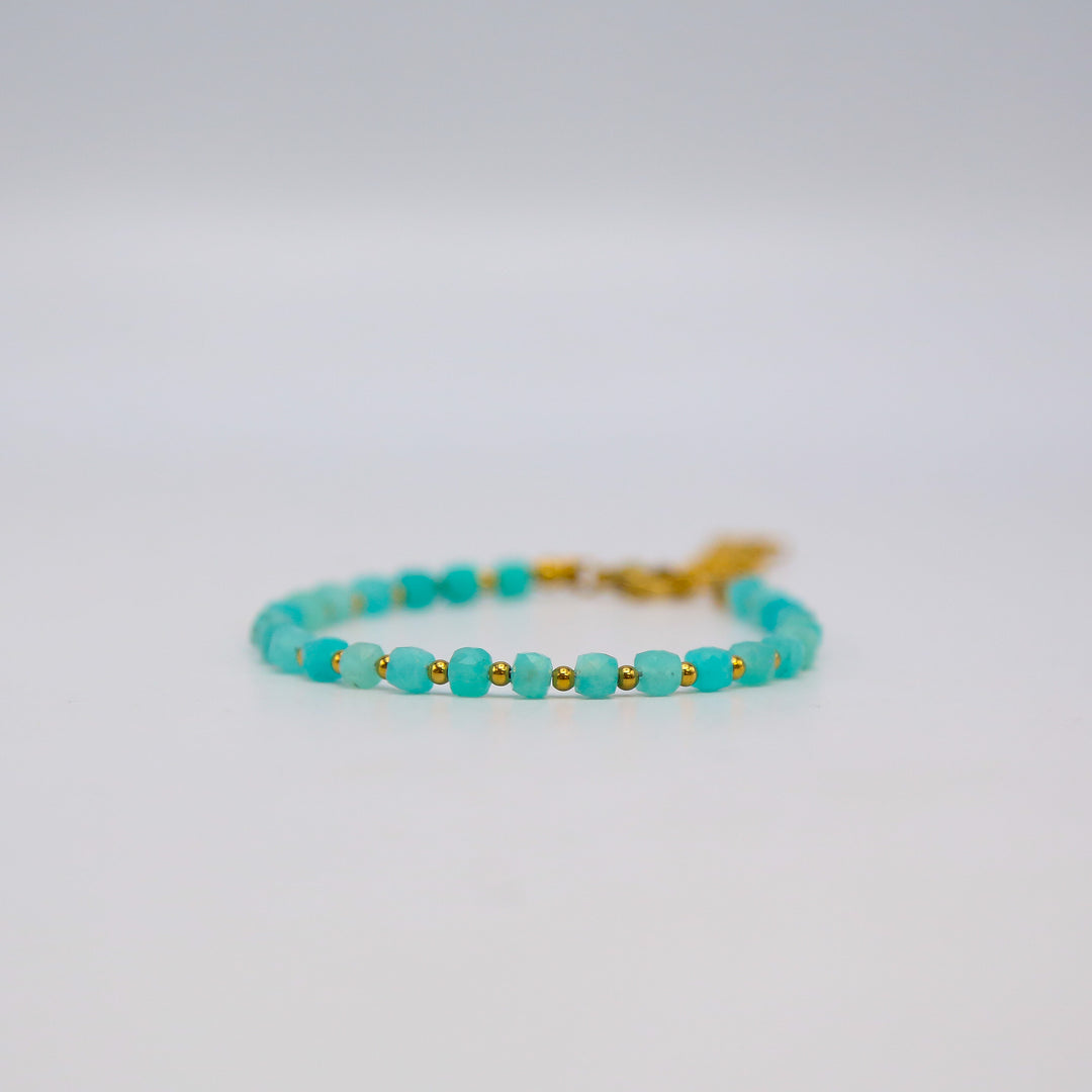 BLUE AMAZONITE - Adjustable Accent Bracelet
