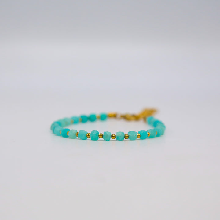 BLUE AMAZONITE - Adjustable Accent Bracelet