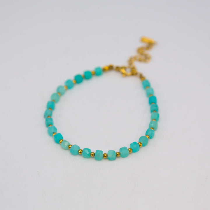 BLUE AMAZONITE - Adjustable Accent Bracelet