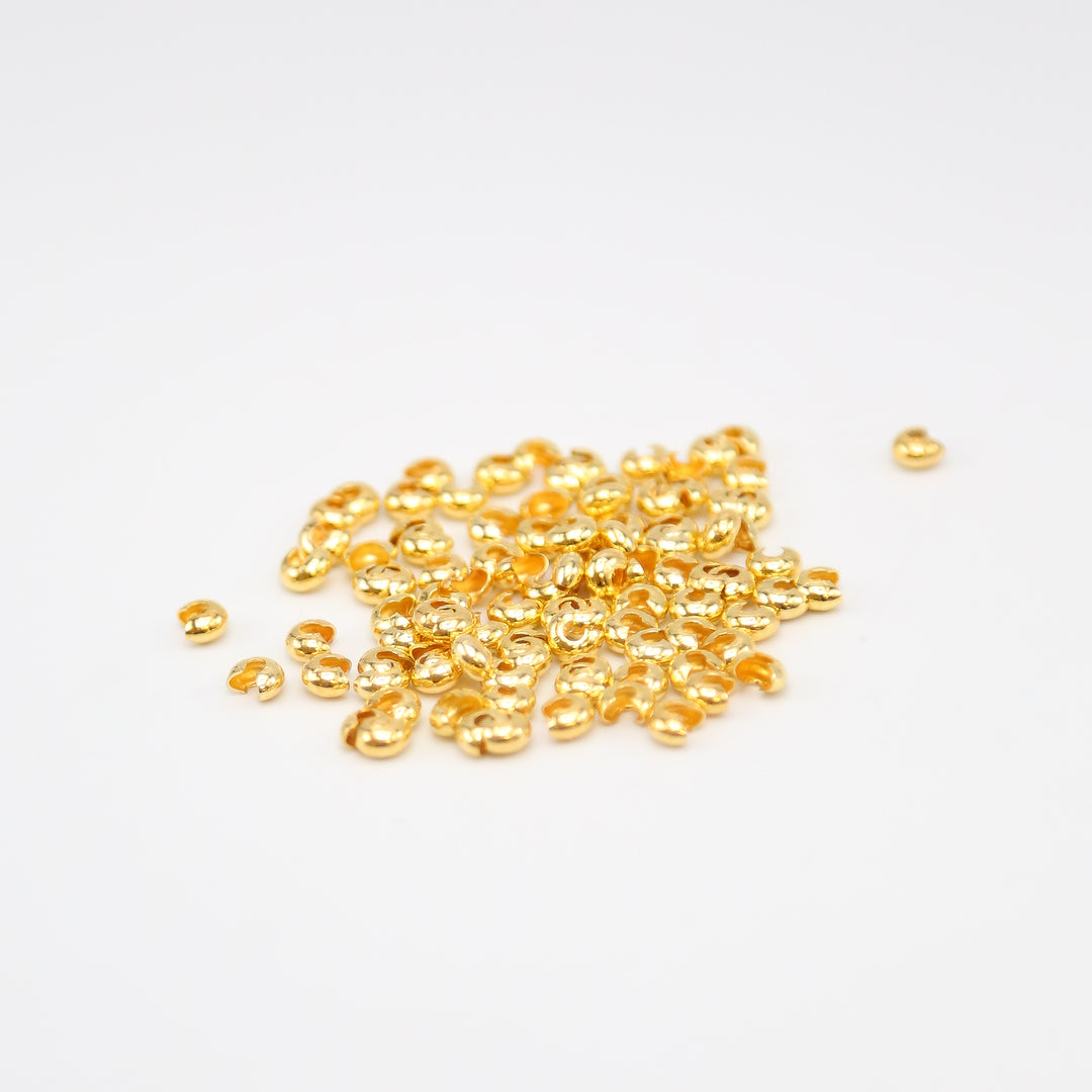 4mm Crimp Covers - Pack of 100pc - ALL COLORS