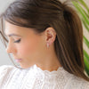 Load image into Gallery viewer, TOTAL CATCH - Sterling Silver or 18k Gold Hoop Earrings