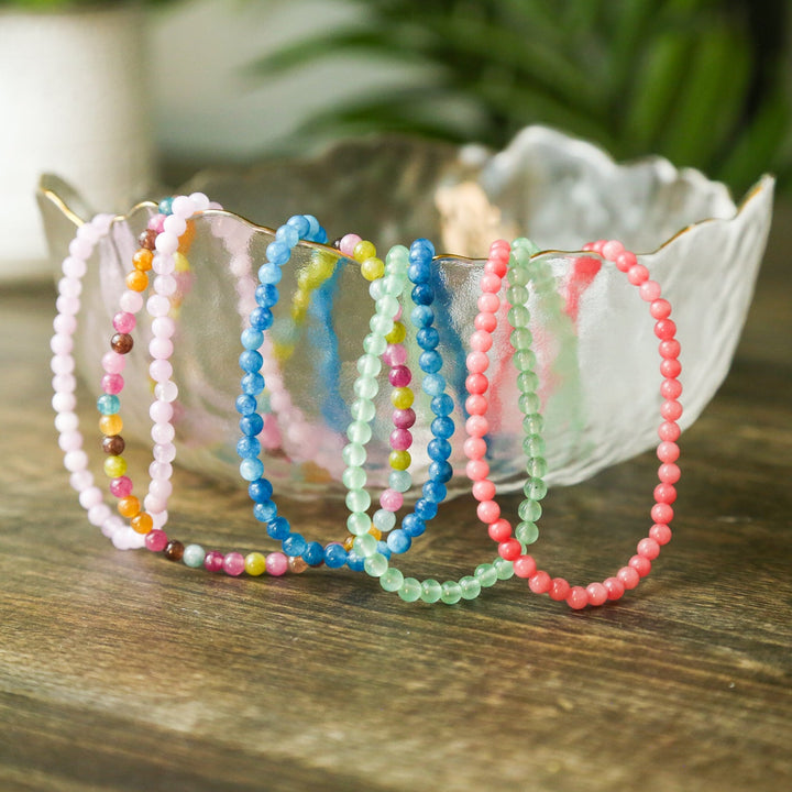 TOURMALINE - Multicolored Stone Bead Necklace