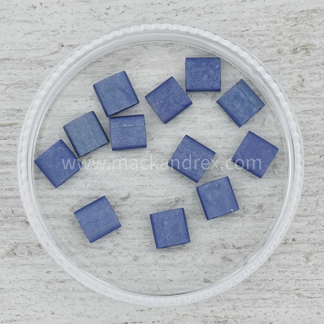 2075 Half Tila Beads - Cobalt Matte - Mack & Rex