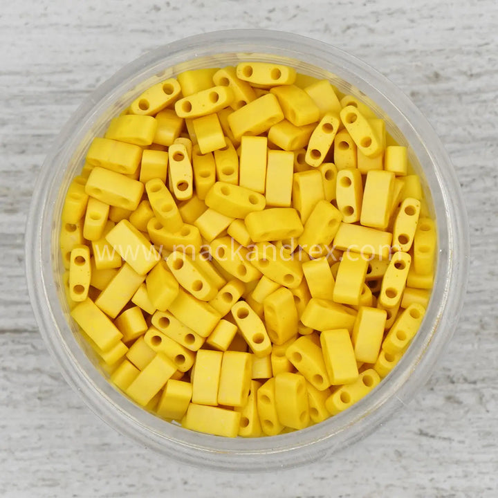 2311 Tila Beads - Bright Mustard