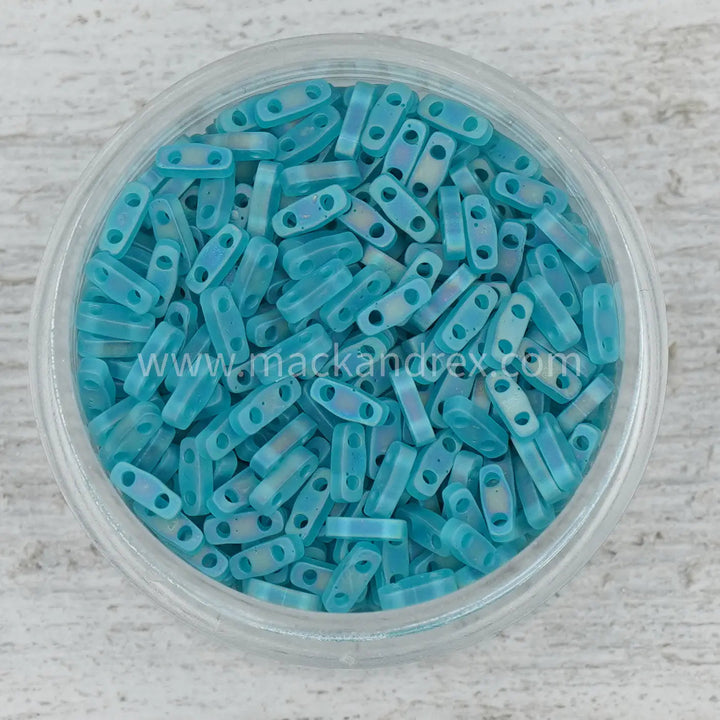 2405FR Quarter Tila Beads - Dark Teal Matte - Mack & Rex