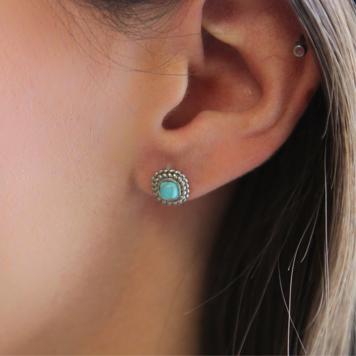 RODEO- Trendy Turquoise Earrings For Girls & Women