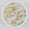 24K Gold Plated Tila Beads - 0191 Tila Beads - Mack & Rex