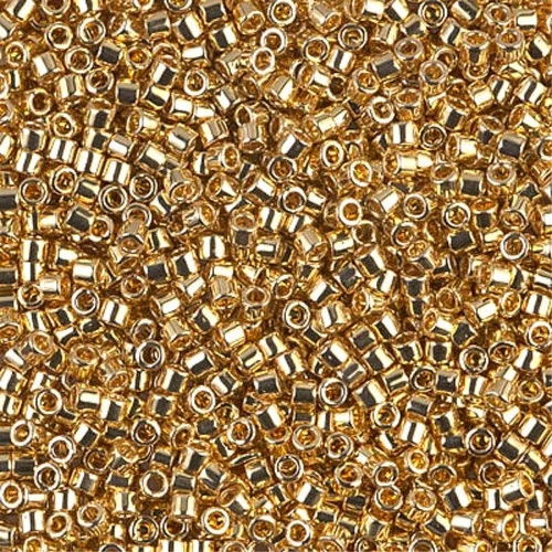24kt Gold Plated D10-0031 ||  Delica Seed Beads - Mack & Rex