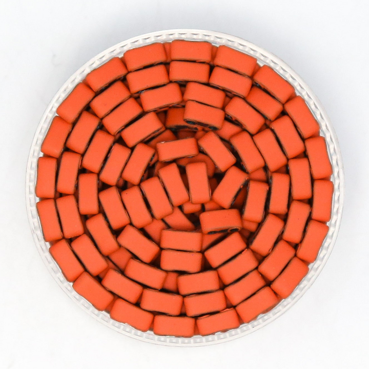 Matte Orange - Whole Tile Beads