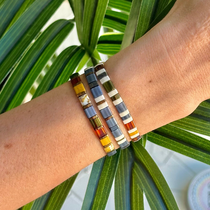 SWEATER WEATHER - Tila Bead Bracelets Stack