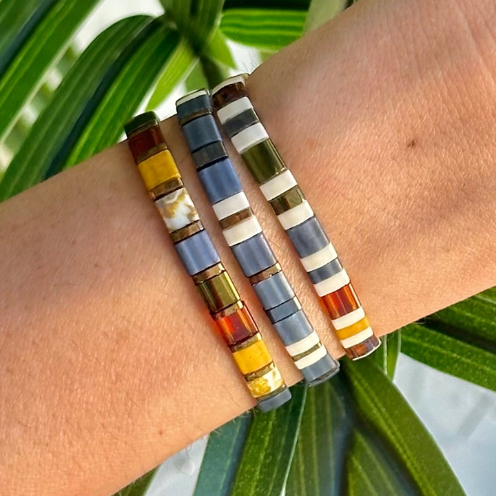 SWEATER WEATHER - Tila Bead Bracelets Stack