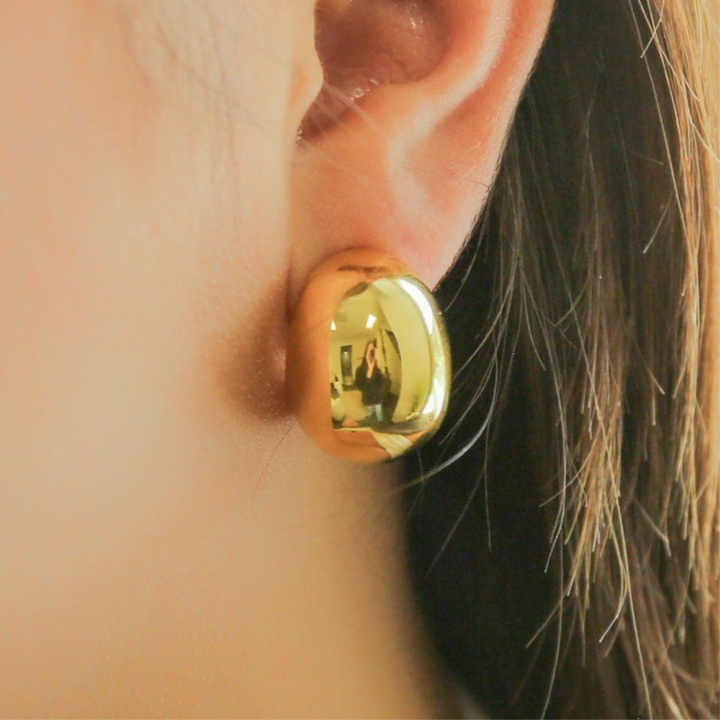 LOTTERY - 18K Gold Statement Earrings