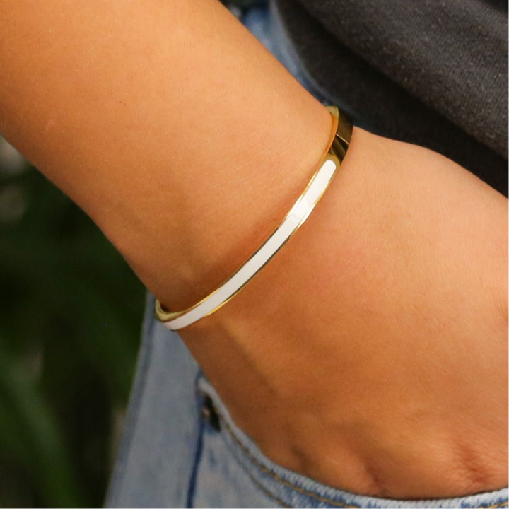 AVENUES - 9 color options! Gold Accent Bracelet