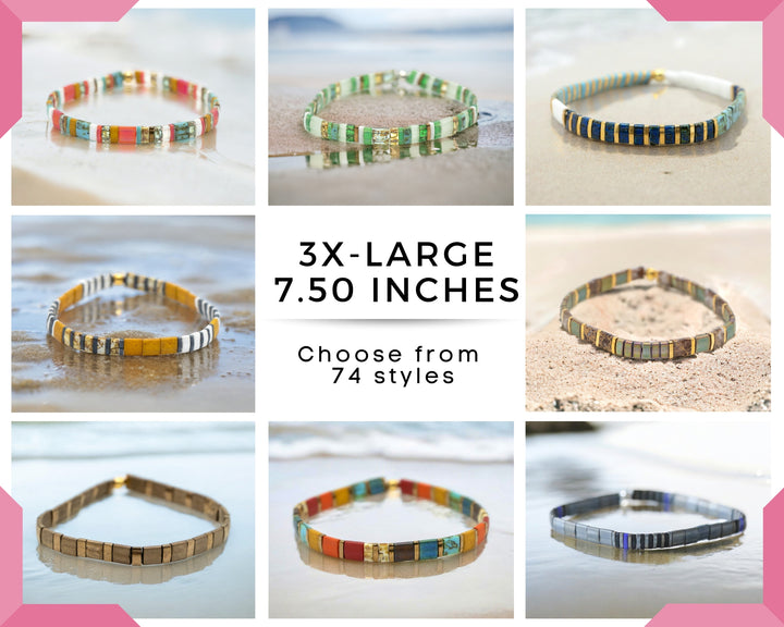 3X-LARGE Bracelets - 7.50 Inches - 94 STYLES