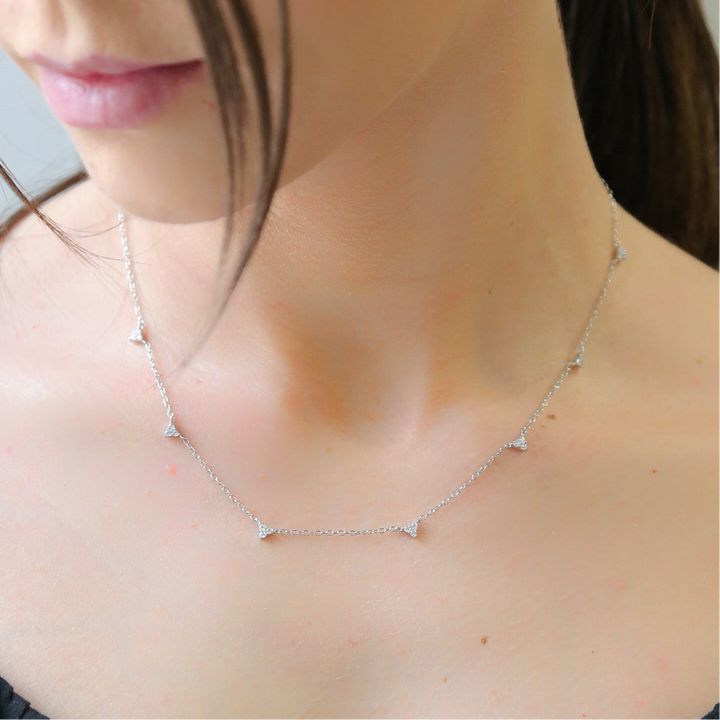 BURBANK |  Sterling Silver Necklace | 15.7 Inch