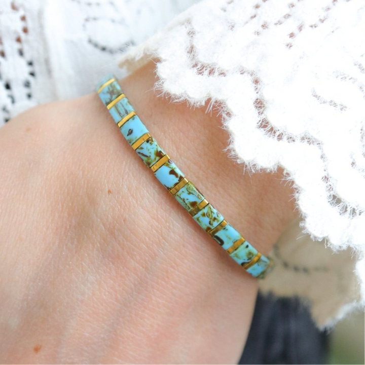 WESTERN SKIES - Tila Bead Bracelet | Single