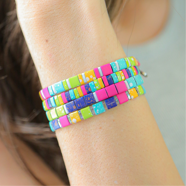 LIVE OUT LOUD | Set Of 4 | Beaded Bracelet Stack – Mack & Rex