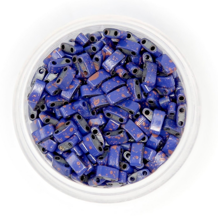 Dirty Midnight - Half Tile Beads