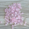6014 - Glitter Pink Designer Tile Beads - Mack & Rex