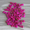 6023 - Pink Swirl Designer Tile Beads - Mack & Rex