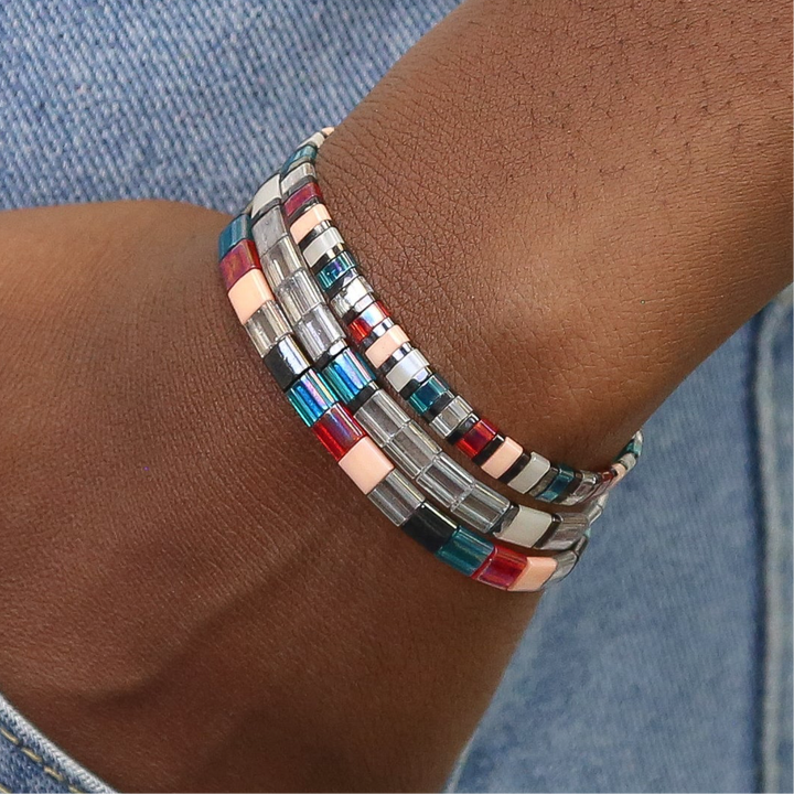 PARIS SMOKE - Tila Bracelet Stack of 3