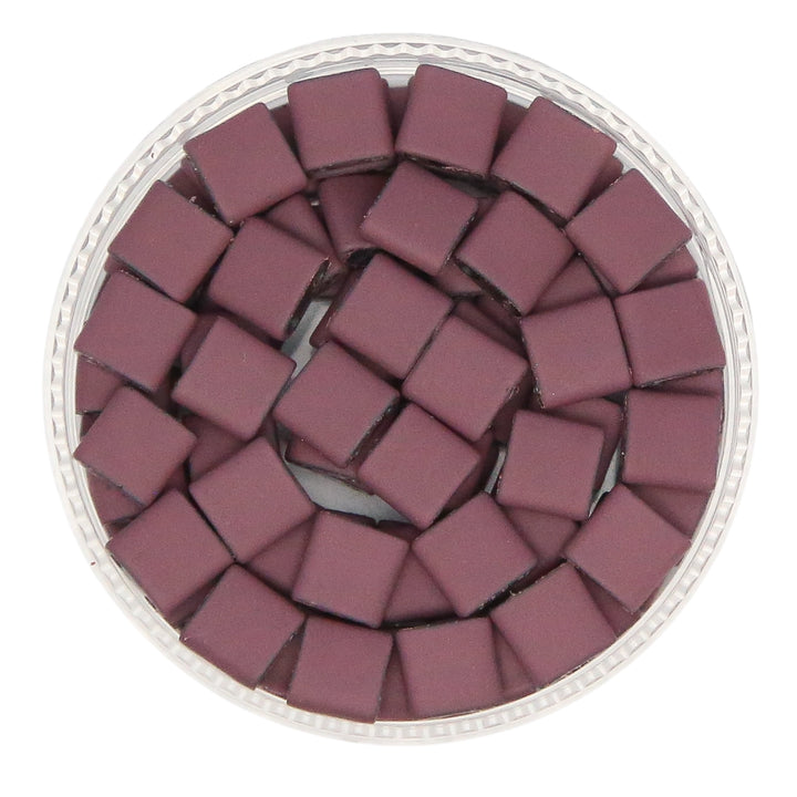 LIGHT PLUM - Half Tile Beads