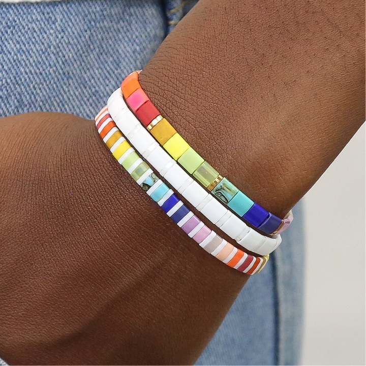 COLOR BLAZE - Tila Bracelet Stack of 3