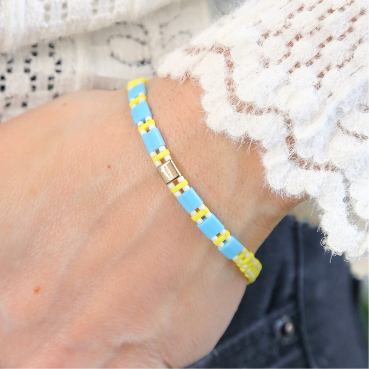 TIPSY - Tila Bead Bracelet | ADJUSTABLE