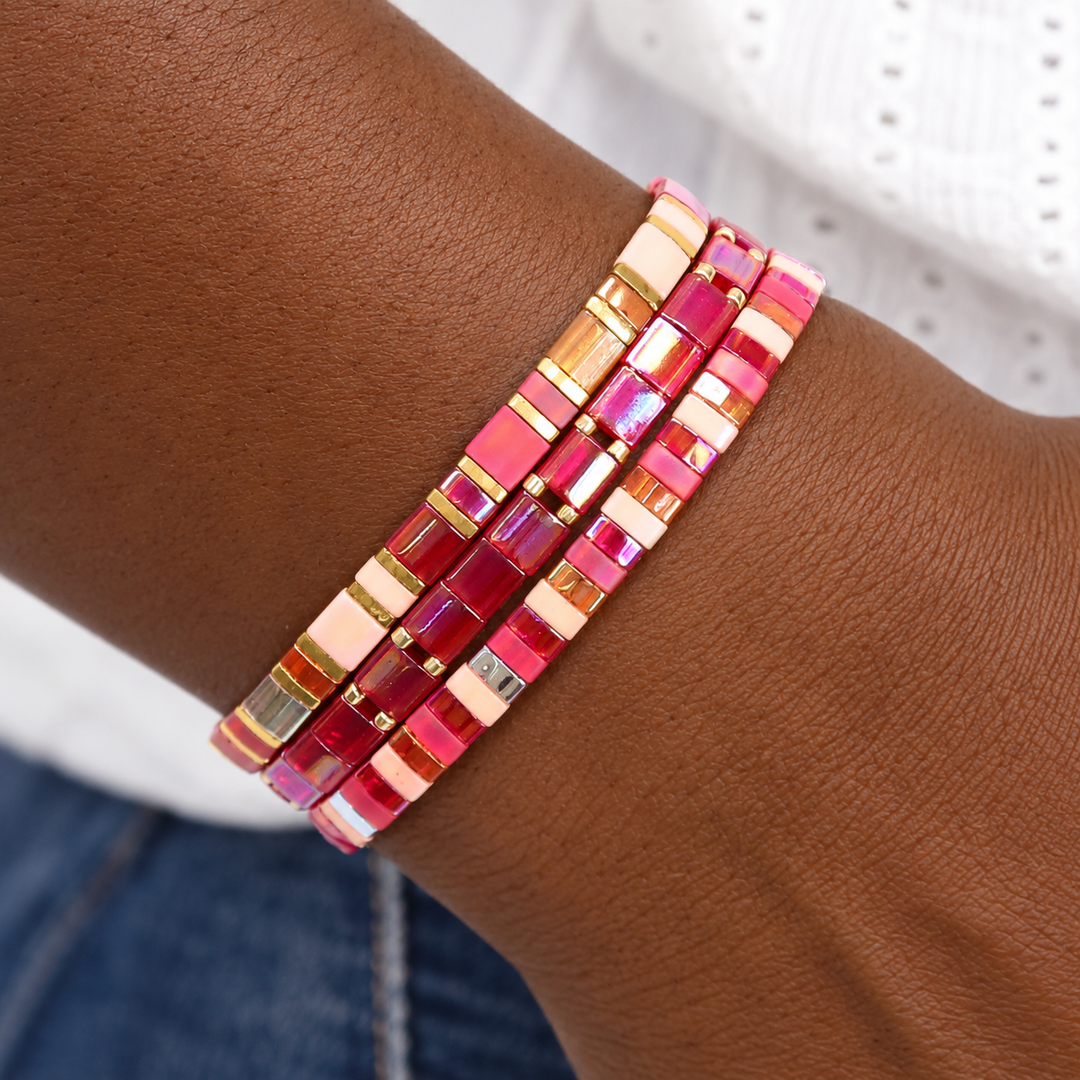 HEART ATTACK - Tila Bracelet Stack of 3