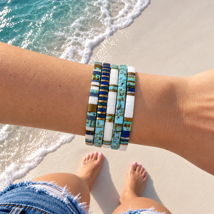 NIAGARA FALLS - Tila Bead Bracelet Stack