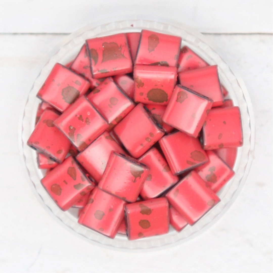 DIRTY STRAWBERRY - Whole Tile Beads