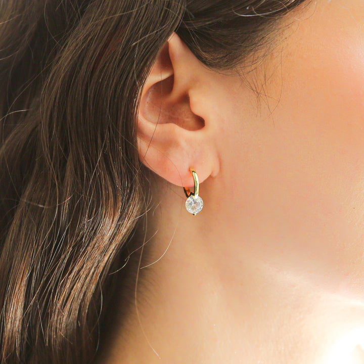 PIPER - 18K Gold & Zirconia Statement Earrings