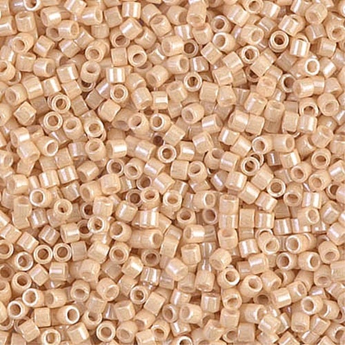 Antique Beige Ceylon  10/0 Delica || DBM-0204 ||  Delica Seed Beads - Mack & Rex