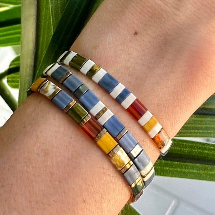 SWEATER WEATHER - Tila Bead Bracelets Stack