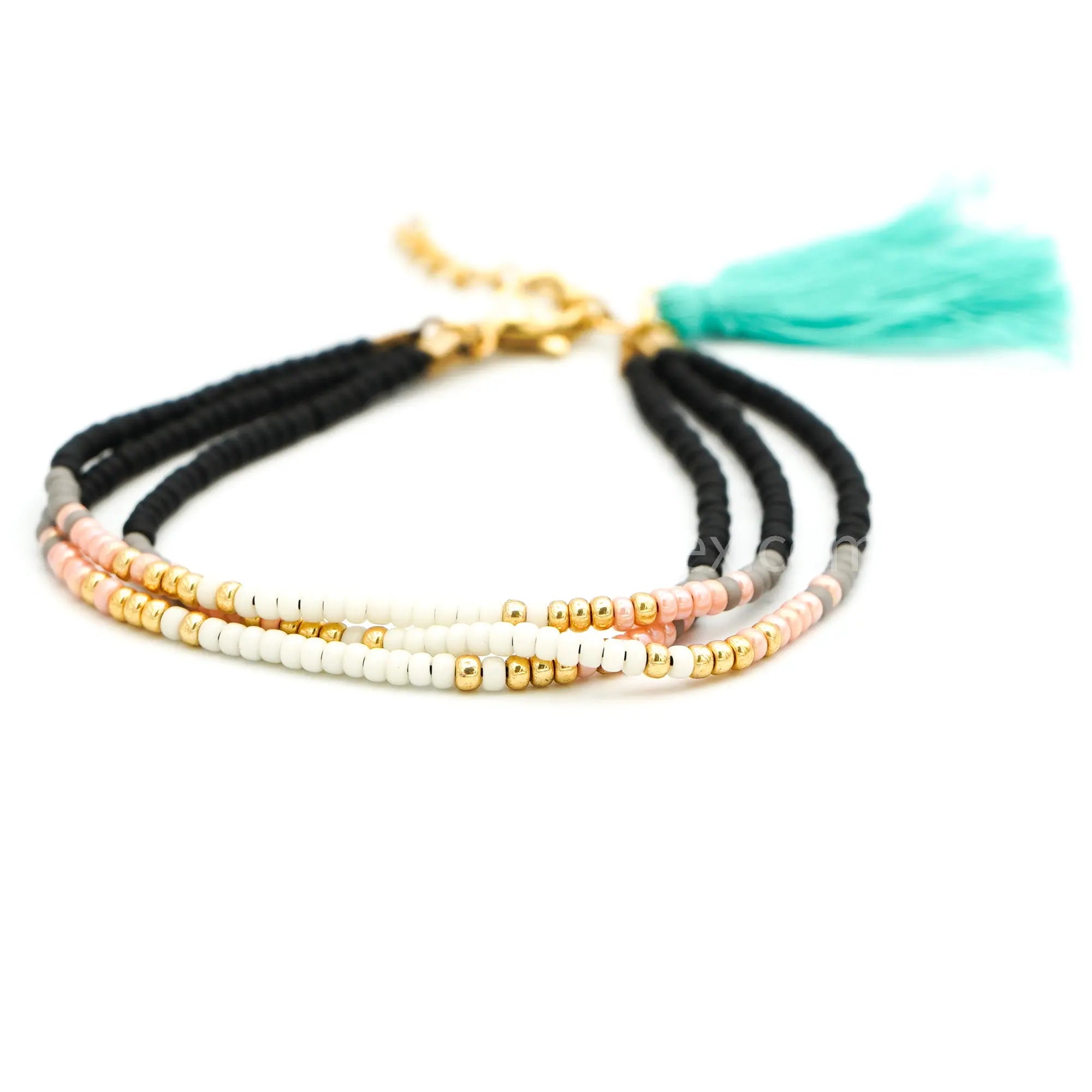 BE LOVED  - Seed Bead Accent Bracelet - Mack & Rex