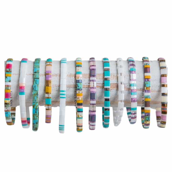 BEACH STYLE - Tila Bead Bracelets - Mack & Rex