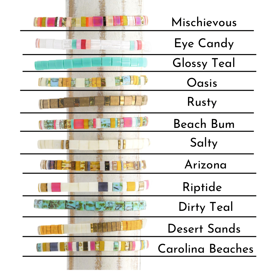 BEACHY - Tila Bead Bracelets - Mack & Rex